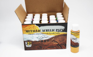 <span class=keywords><strong>Peinture</strong></span> acrylique métallisée dorée à paillettes <span class=keywords><strong>couleur</strong></span> personnalisée Prix promotionnel pour la <span class=keywords><strong>peinture</strong></span> d'art sur verre toile papier - Product Image 3