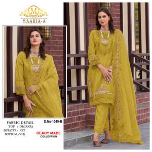 Costumes de pelouse 3 pièces cousus de style indien et pakistanais en gros pour mariage et festival en provenance d'Inde - Product Image 3