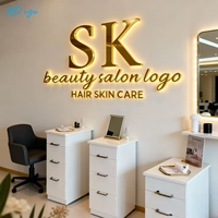 Signalétique intérieure pour hôtel, bureau, panneau LED personnalisé, logo d'entreprise pour réception, lettres 3D éclairées, enseigne rétroéclairée pour entreprise