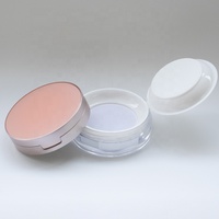 Boîte de rangement portable pour coussin d'air, réutilisable, pour fond de teint BB, poudre libre, avec éponge applicatrice