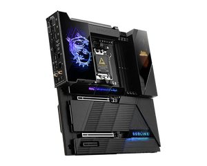 Carte mère de jeu M SI MEG X870E GODLIKE AM5 Ryzen 9000X3D DDR5 9000+ PCIe 5.0 USB4 Dynamic Dashboard III - Product Image 1