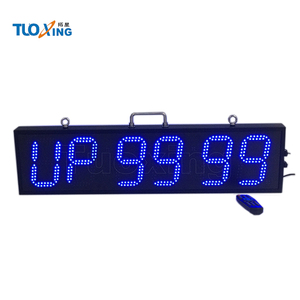 Đồng Hồ Chạy Marathon Hai Mặt 6 Inch 6 Chữ Số Đồng Hồ Kỹ Thuật Số Led Ngoài Trời Cỡ Lớn - Product Image 4