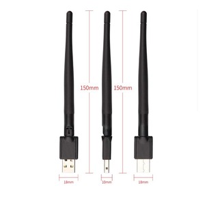 RTL8188GU Adaptateur <span class=keywords><strong>USB</strong></span> 150M Wi-Fi Dongle pour PC de bureau Adaptateur réseau sans fil avec antenne pour ordinateur portable <span class=keywords><strong>Windows</strong></span> 11/<span class=keywords><strong>10</strong></span>/8/7 - Product Image 6
