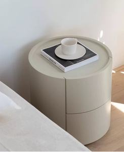 Table <span class=keywords><strong>de</strong></span> chevet moderne écologique sans fil étroite à <span class=keywords><strong>deux</strong></span> tiroirs gris blanc, petite table <span class=keywords><strong>de</strong></span> chevet, <span class=keywords><strong>lot</strong></span> <span class=keywords><strong>de</strong></span> 2 - Product Image 4