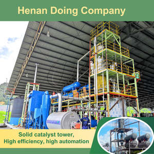 เครื่องกลั่นน้ำมันแบบไพโรไลซิสดิบจากโรงกลั่นน้ำมันเชื้อเพลิงดีเซลเครื่องจักรที่ใช้ในโรงงานผลิตน้ำมันขนาดเล็กถึงกลางกำลังการผลิต15ton - Product Image 6