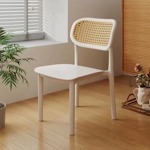 Chaise en rotin plastique empilable <span class=keywords><strong>noire</strong></span> française adulte <span class=keywords><strong>Paris</strong></span> moderne jardin bistrot <span class=keywords><strong>restaurant</strong></span> extérieur - Product Image 2
