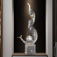 Ornement d'entrée Fengsheng Shuiqi en résine époxy sculptée, figurine artistique de luxe haut de gamme pour salon, entrée, hall