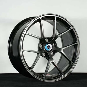 New Forged Aluminum <b>Wheel</b> 8.5Jx18/ ET35 /PCD5x112 Silver Multi <b>Spoke</b> Universal Fitment Replacement 3 - Product Image 3