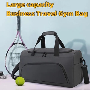 <span class=keywords><strong>Bolsa</strong></span> de viaje con estampado de logotipo personalizado para hombre en 10 colores, <span class=keywords><strong>bolsa</strong></span> deportiva de lona con compartimento para zapatos, bolsas impermeables para gimnasio y ejercicio - Product Image 2