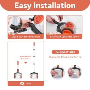 เครื่องเก็บเมล็ดโอ๊กและถั่วอเนกประสงค์ แบบดรัมกลิ้งพร้อมลวดเหล็ก HD สำหรับเมล็ดวอลนัท พีแคน ฮิคโครี่ และเกาลัด ขนาด 0.75-1.5 นิ้ว - Product Image 6