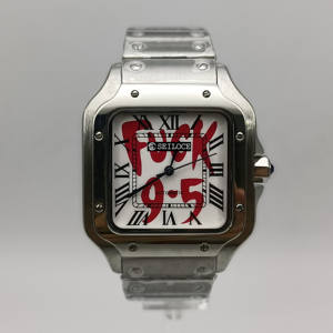 นาฬิกาข้อมือจักรกลกันน้ำ รุ่นใหม่ปี 2026 หน้าปัดทรงเหลี่ยม ตัวเรือนสแตนเลส สายสแตนเลส สำหรับผู้ชายและผู้หญิง - Product Image 5