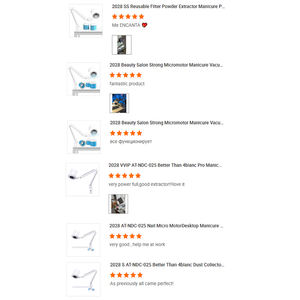 2027 AT-NDC-025 Lampada per Manicure con Chiodi da Tavolo, Forniture per Attrezzature da Salone - Product Image 2