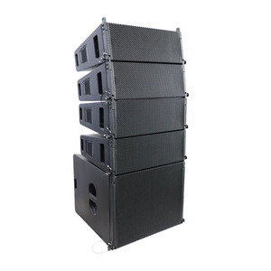 Système de sonorisation LA26 avec deux enceintes line array de 6,5 pouces et un caisson de basses passif de 15 pouces pour salles de théâtre et concerts - Product Image 1