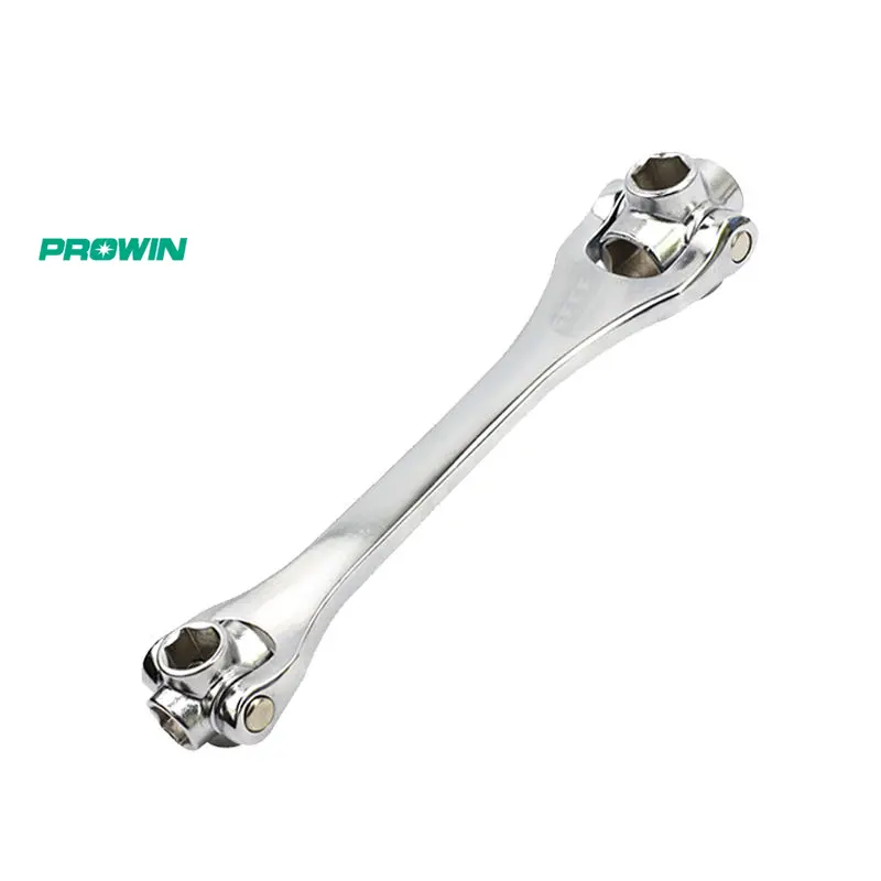 PROWIN Free Sample Classic Design Various Size 8-in-1 T L Type Universal Socket Wrench