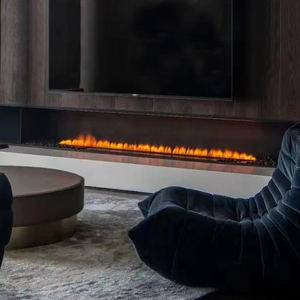 Insert de Cheminée à Éthanol Moderne de Haute Qualité, <span class=keywords><strong>Homologué</strong></span> CE, Flamme LED Intérieure, Construction en Acier, pour Salons d'Appartements - Product Image 6