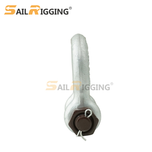 Manilles à boulon 7/8 pouces, robustes, type G2130, ancre à boulon, 6,5 t, galvanisées à chaud, courbées - Product Image 4