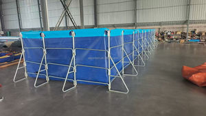 Bacs à poissons en PVC flexibles et durables pour l'<span class=keywords><strong>aquaculture</strong></span> intérieure/extérieure, carrés et rectangulaires, pour l'élevage de poissons et de plantes aquatiques, équipement d'<span class=keywords><strong>aquaculture</strong></span> - Product Image 2