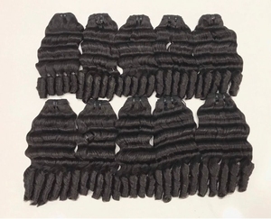 Extensions de cheveux Remy vierges non traitées, qualité supérieure, cuticules alignées, cheveux birmans bouclés naturels, ondulation profonde personnalisée - Product Image 2