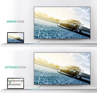 Câble Audio vidéo USB C vers HDMI 4K 60Hz pour MacBook Pro et iPad Pro et ordinateur portable et mobile Samsung et plus encore