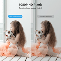 Caméra de sécurité WiFi PTZ d'intérieur en gros, appel à une touche, audio bidirectionnel, moniteur bébé domestique, caméra IP sans fil OEM