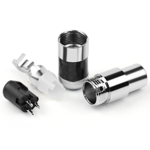 Prise audio plaquée rhodium Mini Xlr 3 broches 4 broches pour Abyss-1266 Meze Lcd2 Lcd4 DT1770 - Product Image 2