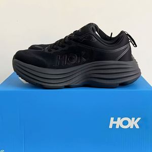 High Quality HOKAS Bondi 8 Unisex Lightweight Thick Sole Running Shoes Fashion Breathable Material Sneakers - Product Image 3