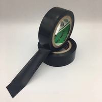 Ruban adhésif électrique en PVC simple face résistant à la chaleur, populaire en 2026, avec adhésif acrylique sensible à la pression pour masquage, noir, 0,13 mm, en papier