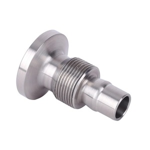 Tige usinée de précision en acier inoxydable avec bride et extrémité filetée pour la fabrication de tôles - Product Image 6