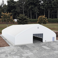 Abri de stationnement portable extérieur à double treillis en acier galvanisé, pour stockage, avec toit à pignon, résistant aux intempéries, plage de température 30+70°C