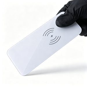 Panel Adhesivo Personalizado OEM para Cargador Inalámbrico con Símbolo Qi, Resistente al Agua, Impreso en Serigrafía - Product Image 4