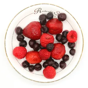 New crop hot sale frozen mixed berries IQF frozen fruit for beverage/puree origin China