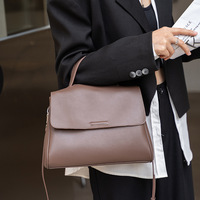 Sacs à main vintage personnalisables en cuir véritable pour femmes, sacs bandoulière durables avec fermeture éclair, imperméables et ornés d'un logo