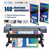 Printer Format Besar 1.8m dengan Xp600 dari Yinghe, Dilengkapi Heater Tube+Lampu LED+Papan Senyang+Perangkat Lunak untuk Pencetakan Stiker/Banner/Kertas