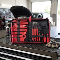 Meilleure Vente : Kit d'outils manuels automobiles 19 pièces avec mallette rigide – Outil de démontage facile pour panneaux de porte intérieurs de voiture (OEM) – Usage domestique et automobile