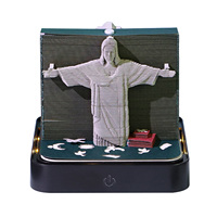 Bloc-notes 2027 avec statue de Jésus et croix, notes découpées sur papier double face, thème chrétien, notes quotidiennes détachables avec calendrier 2027