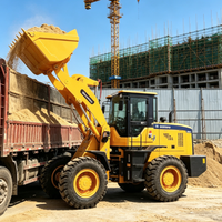 Chargeuse sur pneus de 4 tonnes en gros, grande capacité de godet, moteur haute performance avec garantie d'un an