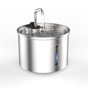 Cat Water Fountain 3L Stainless Steel Pet Dispenser Automatic Pet Fountain with Quiet Pump Adjustable Water Flow for Cats <strong>Dogs</strong> - Product Image 3