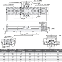 Módulo Lineal KK4050/60/86/100, Plataforma Deslizante para Automatización, Módulo Lineal para Robot de un Solo Eje, Tornillo de Bolas de Alta Precisión