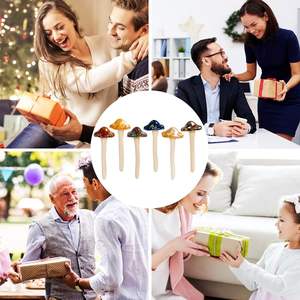 Champignons décoratifs <span class=keywords><strong>de</strong></span> jardin, champignons en céramique pour jardin Fée Décoration <span class=keywords><strong>de</strong></span> cour Décoration <span class=keywords><strong>de</strong></span> bricolage pour maison <span class=keywords><strong>de</strong></span> poupée <span class=keywords><strong>Pot</strong></span> <span class=keywords><strong>de</strong></span> <span class=keywords><strong>fleurs</strong></span> - Product Image 3