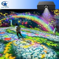 STAR PLAYER Nueva Tecnología de Simulador de Vuelo Inmersivo 5D 9D, Cine Dinámico con Pantalla LED de 5x4x3M para Visualización a Simple Vista