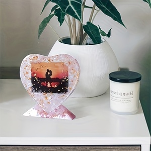 Fai da te due dimensioni di love Photo Frame stampi in Silicone stile moderno e semplice decorazione per la casa in resina epossidica artigianato - Product Image 4