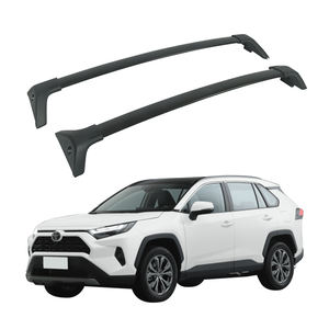 Techo cesta de aluminio equipaje lloguer de techo Bar camioneta de carga techo ferrocarril para 19-21 <span class=keywords><strong>Toyota</strong></span> <span class=keywords><strong>RAV4</strong></span> - Product Image 1
