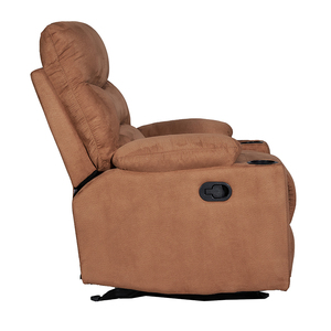 Precio barato <span class=keywords><strong>de</strong></span> tela <span class=keywords><strong>de</strong></span> gamuza <span class=keywords><strong>de</strong></span> piel sintética, <span class=keywords><strong>muebles</strong></span> <span class=keywords><strong>de</strong></span> sala <span class=keywords><strong>de</strong></span> estar <span class=keywords><strong>reclinables</strong></span> manuales individuales con portavasos - Product Image 2