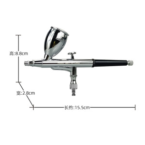 Aérographe hybride Naiwei Gen Art 0,5 mm à double action, alimentation par gravité, portable, pour travaux d'art et peinture de modèles - Product Image 4