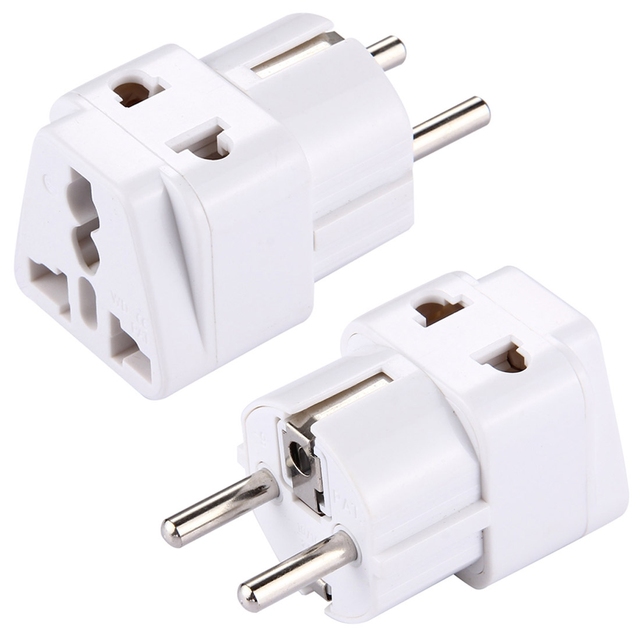 Wholesale EU Plug Adapter Mini Portable Travel Power Socket Converter with Europe Socket EU Plug