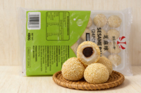 Vente en gros de boules de sésame surgelées Snacks de riz gluant frit croustillant Dessert sucré chinois directement en usine
