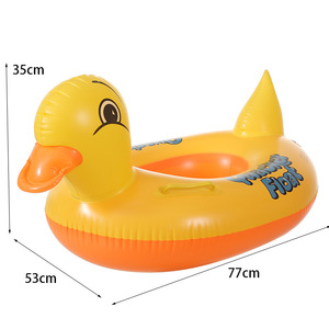 Bouées <span class=keywords><strong>de</strong></span> natation créatives en forme <span class=keywords><strong>de</strong></span> <span class=keywords><strong>canard</strong></span> jaune, produits aquatiques pour fêtes au bord <span class=keywords><strong>de</strong></span> la piscine, bouées <span class=keywords><strong>de</strong></span> sauvetage pour enfants en PVC épaissi anti-retournement, écologiques - Product Image 5