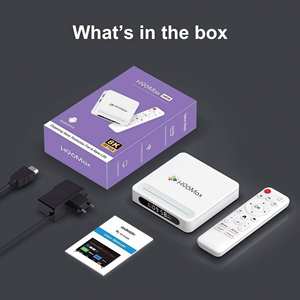 Caja de <span class=keywords><strong>IPTV</strong></span> 8K de Alta Calidad y Resistente, WIFI6, Ethernet de 1000M, 8GB 64GB, H96 MAX M2 Plus Android RK3528 PROMAX, Control Remoto por Voz BT, Compatible con OEM - Product Image 6