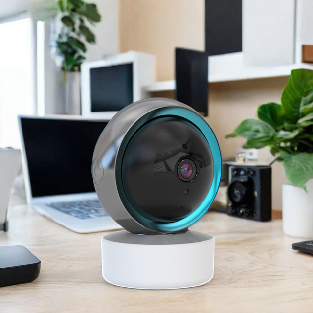 Tuya Mini IP Camera Indoor Dome WIFI Home Security 1080P Night Vision Baby Monitor ABS Material Two-way Voice Alarm Function