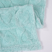 Couverture en polaire corail tricotée, couleur unie, couvertures pour bébé personnalisées, lavables, couvertures portables pour poussette de nouveau-né